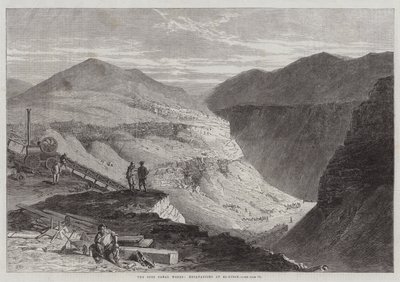 Las Obras del Canal de Suez, Excavaciones en El-Girsh de Edmund Morison Wimperis